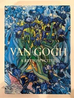 Van Gogh Blue Iris Art Print - A Retrospective Cover